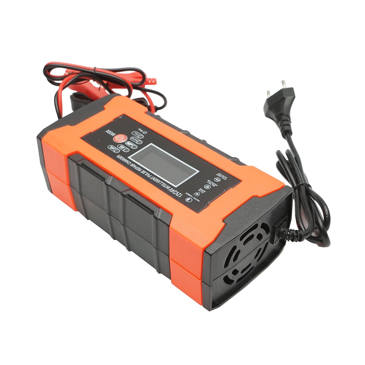Redresor, incarcator digital baterie 12V 10A/24V 5A plumb acid, functie inteligenta reparare impuls